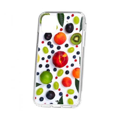 Чехол Apple iPhone 11 Kruche Print Fruits в Евросеть