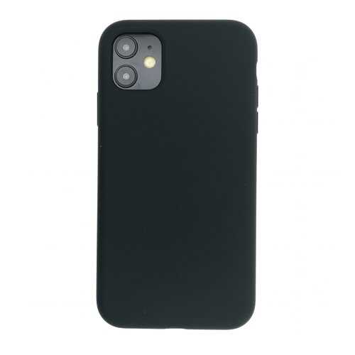 Чехол Apple iPhone 11 Kruche Silicone Black в Евросеть