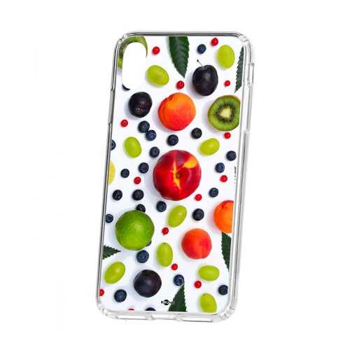 Чехол Apple iPhone XS Max Kruche Print Fruits в Евросеть