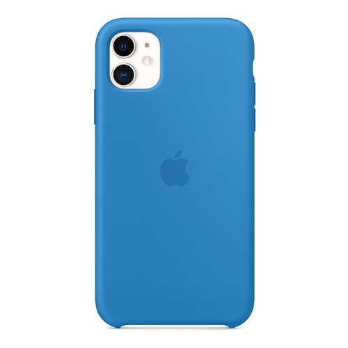 Чехол Apple Silicone Case Surf Blue для смартфона iPhone 11 (MXYY2ZM/A) в Евросеть