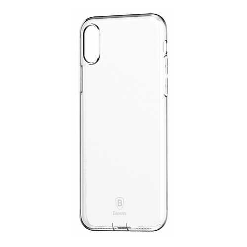 Чехол Baseus Simple Series Case Pluggy (ARAPIPHX-A02) для iPhone X (Transparent) в Евросеть