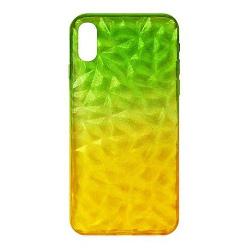 Чехол Crystal Krutoff для iPhone X/XS Yellow/Green в Евросеть