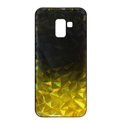 Чехол Crystal Krutoff для Samsung Galaxy A8+ (SM-A730) Black/Yellow в Евросеть