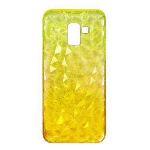 Чехол Crystal Krutoff для Samsung Galaxy A8+ (SM-A730) Yellow в Евросеть