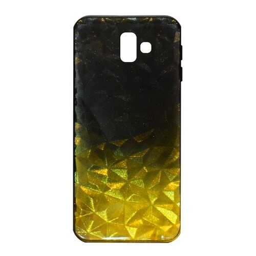 Чехол Crystal Krutoff для Samsung Galaxy J6+ (SM-J610) Yellow/Black в Евросеть