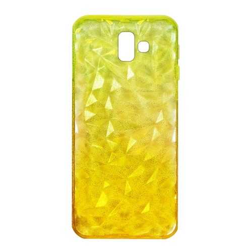 Чехол Crystal Krutoff для Samsung Galaxy J6+ (SM-J610) Yellow в Евросеть