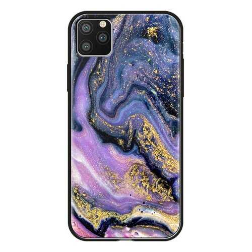 Чехол Deppa Glass Case для Apple iPhone 11 Pro Max Purple/Black в Евросеть