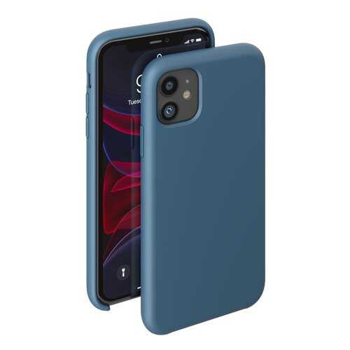 Чехол Deppa Liquid Silicone Case для Apple iPhone 11 (Blue) в Евросеть