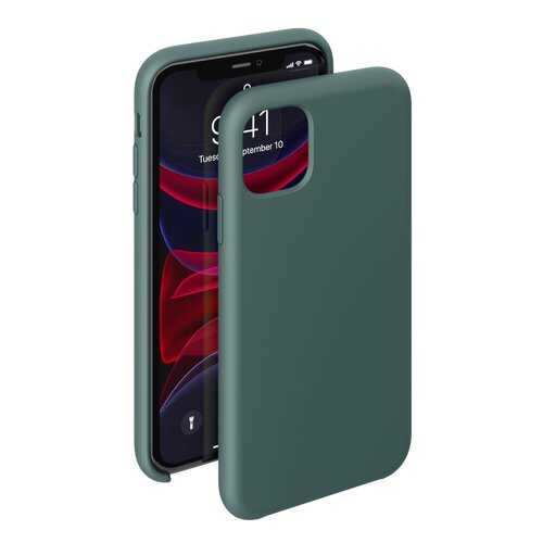 Чехол Deppa Liquid Silicone для iPhone 11 Pro Max Dark Green в Евросеть