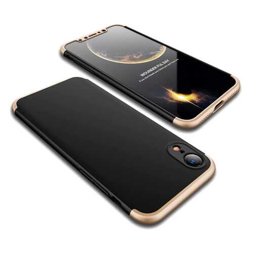 Чехол GKK LikGus для Apple iPhone XR (6.1) Black /Gold в Евросеть