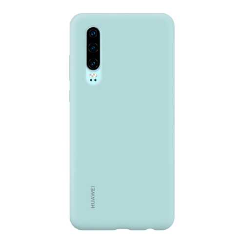 Чехол Huawei Silicon Car Case для Huawei P30 Light Blue в Евросеть