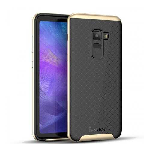 Чехол iPaky +PC для Samsung A530 Galaxy A8 (2018) Black/Gold в Евросеть