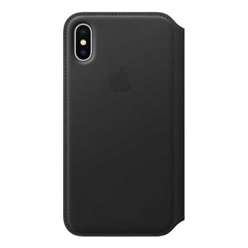 Чехол-книжка Apple Leather Folio Cosmos Black для iPhone X в Евросеть