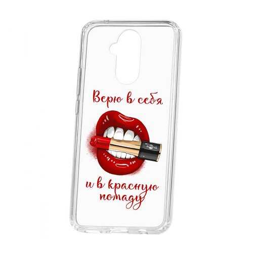 Чехол Kruche Huawei Mate 20 Lite Print Red lipstick в Евросеть