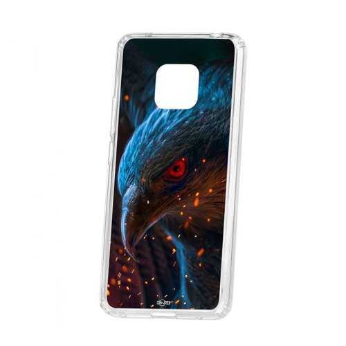 Чехол Kruche Huawei Mate 20 Pro Print Орел в Евросеть