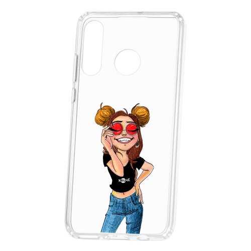 Чехол Kruche Huawei P30 Lite Print Smiling в Евросеть