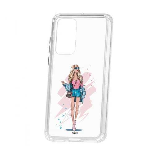 Чехол Kruche Huawei P40 Print Fashion Girl в Евросеть