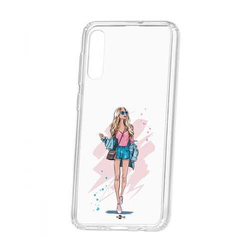 Чехол Kruche Samsung Galaxy A50 2019 Print Fashion Girl в Евросеть