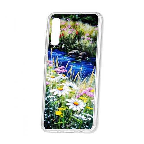 Чехол Kruche Samsung Galaxy A50 2019 Print Ромашки у ручья в Евросеть