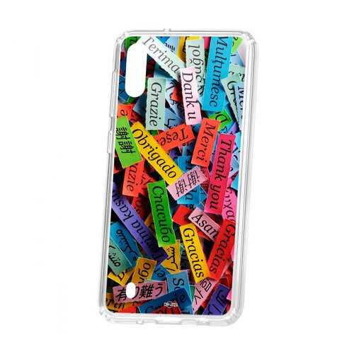 Чехол Kruche Samsung Galaxy M10 Print Thank you в Евросеть