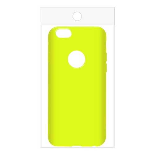 Чехол Krutoff Silicone для iPhone 6/6S Yellow в Евросеть