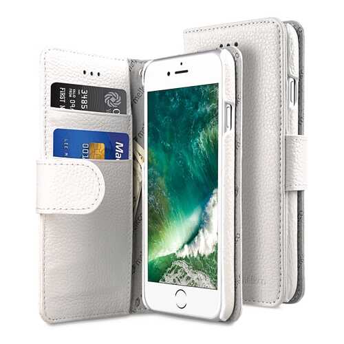 Чехол Melkco для iPhone 7/8 - Wallet Book Type - White в Евросеть