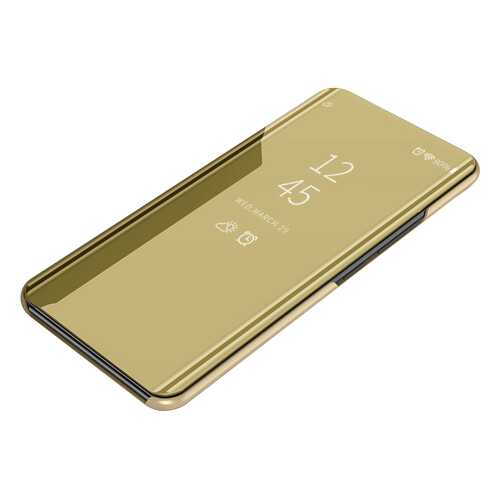 Чехол MyPads для Huawei P10 Plus Clear View Cover Gold в Евросеть