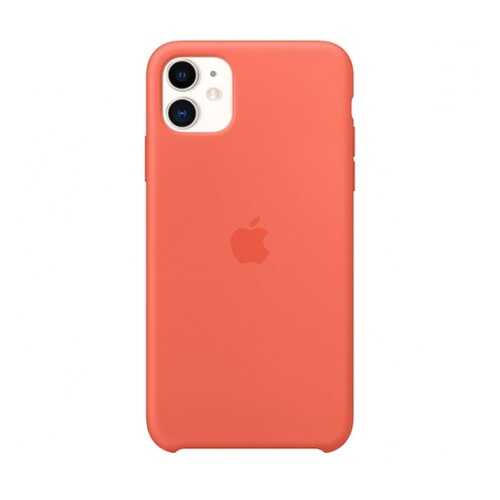 Чехол NoBrand Silicone Case Lux для iPhone 11 Orange в Евросеть