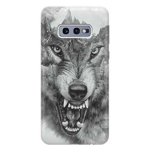 Чехол RE:PA для Samsung Galaxy S10e с принтом Волк в горах в Евросеть