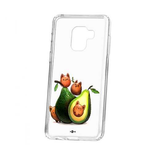 Чехол Samsung Galaxy A8 2018 (A530) Kruche Print Авокотики в Евросеть