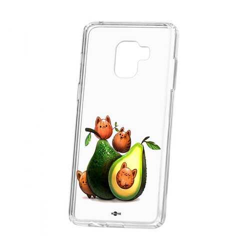 Чехол Samsung Galaxy A8+ 2018 (A730) Kruche Print Авокотики в Евросеть