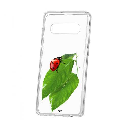 Чехол Samsung Galaxy S10+ Kruche Print Ladybug в Евросеть