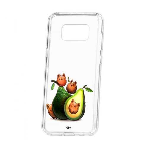 Чехол Samsung Galaxy S8 Plus Kruche Print Авокотики в Евросеть