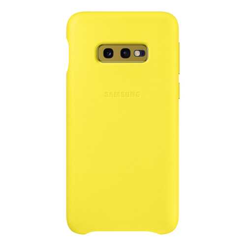 Чехол Samsung Leather Cover для Galaxy S10E Yellow в Евросеть