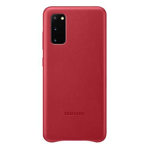 Чехол Samsung Leather Cover X1 для Galaxy S20 Red в Евросеть