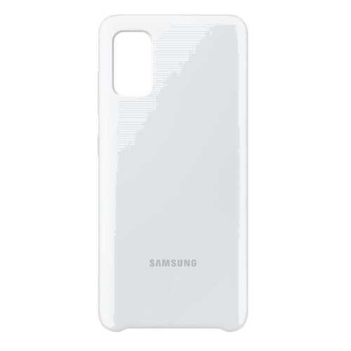 Чехол Samsung Silicone Cover для Galaxy A41 White в Евросеть