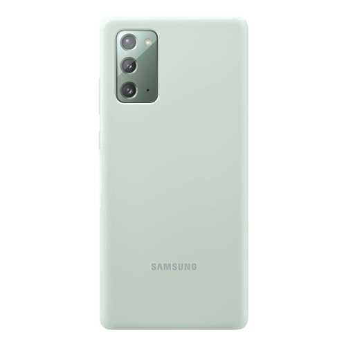 Чехол Samsung Silicone Cover для Samsung Note 20 Mint в Евросеть