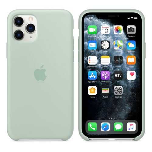 Чехол Silicone Case для Apple iPhone 11 Pro Beryl Blue (MWYT2FE/A) в Евросеть