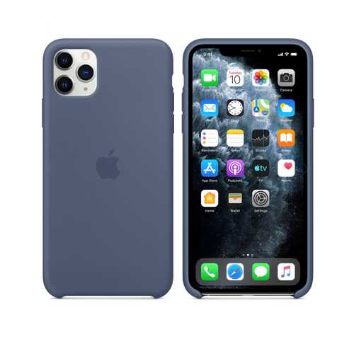 Чехол Silicone Case для Apple iPhone 11 Pro Max Alaskan Blue (MWYE2FE/A) в Евросеть