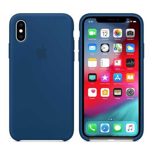 Чехол Silicone Case для Apple iPhone XS Max Blue Horizon Blue (MW09EFE/A) в Евросеть