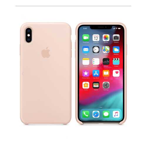 Чехол Silicone Case для Apple iPhone XS Max Pink Sand Pink песок (MWB10FE/A) в Евросеть