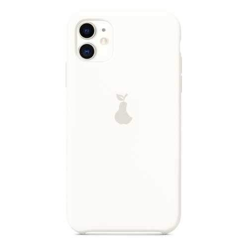 Чехол Silicone Case для iPhone 11, белый, SCIP11-05-WHIT в Евросеть