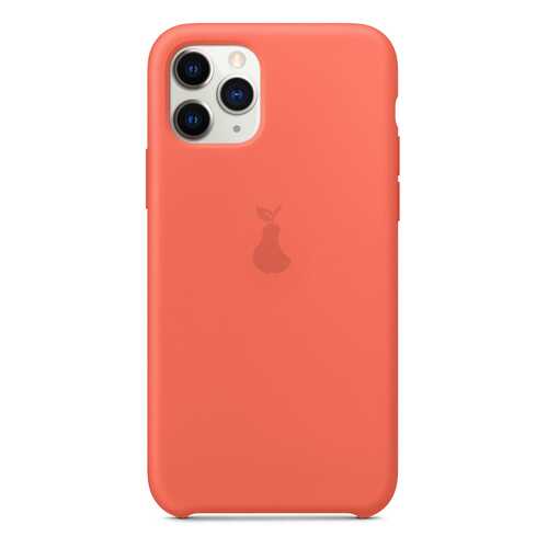 Чехол Silicone Case для iPhone 11 Pro Max Премиум, оранжевый, SCPQIP11PM-08-CLEM в Евросеть