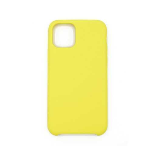 Чехол Silicone case для iPhone 11 Pro Yellow в Евросеть