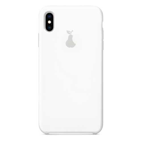 Чехол Silicone Case для iPhone X/XS, белый, SCIPXXS-09-WHIT в Евросеть