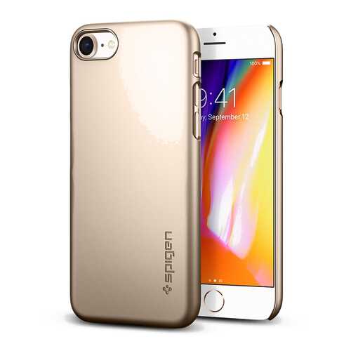 Чехол Spigen Thin Fit для Apple iPhone 8 Champagne Gold (054CS22209) в Евросеть