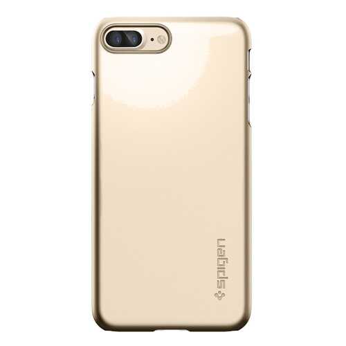 Чехол Spigen Thin Fit для iPhone 8 Plus золотой в Евросеть