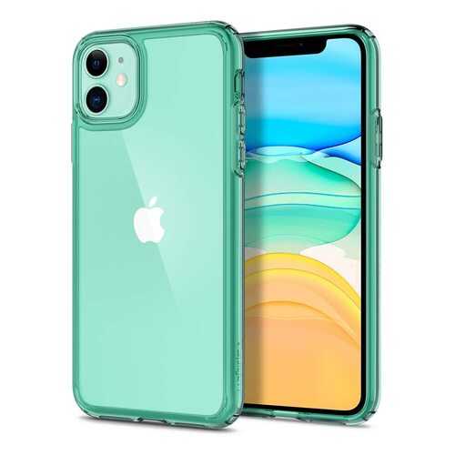 Чехол Spigen Ultra Hybrid (ACS00406) для iPhone 11 (Green) в Евросеть