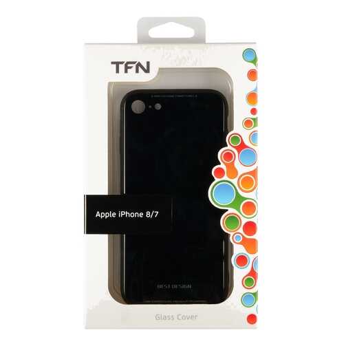 Чехол TFN для Iphone 8/7 Glass Black в Евросеть