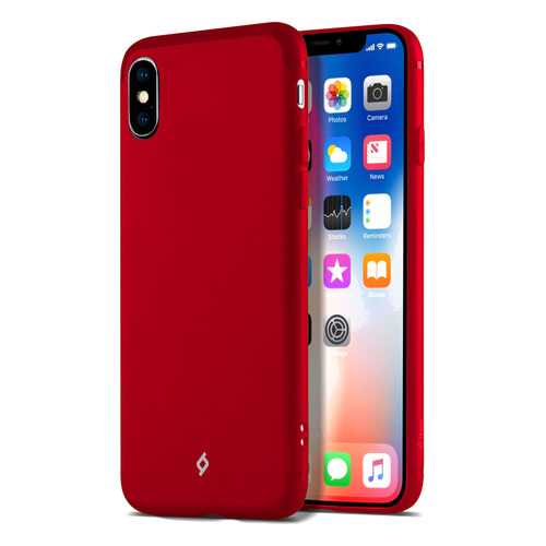 Чехол Ttec для Iphone X AirFlex Red в Евросеть